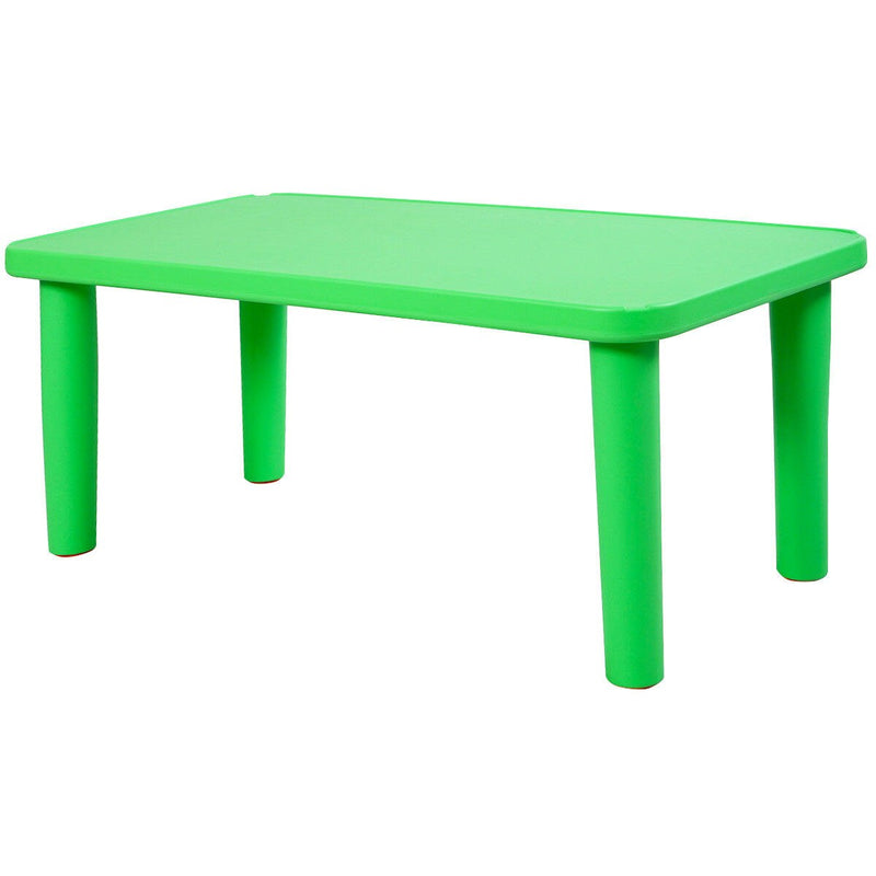 Kids Portable Plastic Table Learn and Play Activity School Home Furniture Green