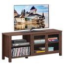 TV Stand Entertainment Center for TV's up to 65" w/ 2 Metal Mesh Doors HW65215