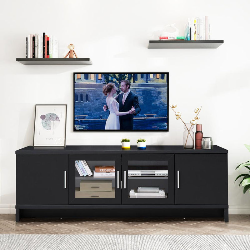 TV Stand Media Entertainment Center for TV's up to 70" w/ Storage Cabinet  HW65143