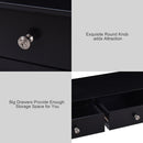 Console Table Hall table Side Table Desk Accent Table 3 Drawers Entryway Black