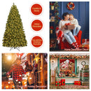 Pre-Lit PVC Christmas Tree 6Ft Spruce Hinged 560 LED Lights CM20714