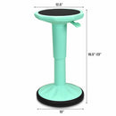 Wobble Chair Height Adjustable Active Learning Stool Sitting Home Office Green