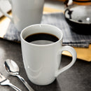 6 Pieces Ivory White Porcelain 360cc Coffee Mug Cup