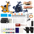 Tattoo Machines Gun With Ink Power Supply Tattoo Grips  Body Art Tools Complete Tattoo Set