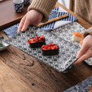 Japanese Style Porcelain Sushi Set with Gift Box