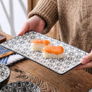 Japanese Style Porcelain Sushi Set with Gift Box