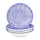 4/8/12-pieces 4-Designs Japanese Style Hand Painted Porcelain Plate Set