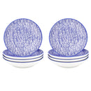 4/8/12-pieces 4-Designs Japanese Style Hand Painted Porcelain Plate Set