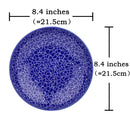 4/8/12-pieces 4-Designs Japanese Style Hand Painted Porcelain Plate Set