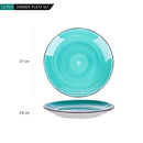 4/8/12-pieces Porcelain Ceramic Handpainted Dinner Plate Set