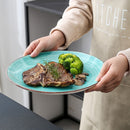 4/8/12-pieces Porcelain Ceramic Handpainted Dinner Plate Set