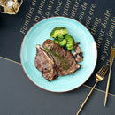 4/8/12-pieces Porcelain Ceramic Handpainted Dinner Plate Set