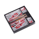 Japanese Style Porcelain Sushi Plate Set with Gift Box