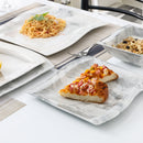 36-Piece Marble Grey Porcelain Dinner Set