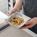 56-Piece Marble Grey Porcelain Dinner Set