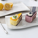 32-Piece Marble Grey Porcelain Dinner Set ,Rectangular Plate