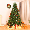 Pre-Lit PVC Christmas Tree 8Ft Spruce Hinged 880 LED Lights CM20716