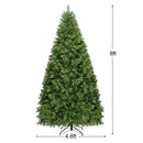 Pre-Lit PVC Christmas Tree 8Ft Spruce Hinged 880 LED Lights CM20716