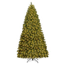 Pre-Lit PVC Christmas Tree 8Ft Spruce Hinged 880 LED Lights CM20716