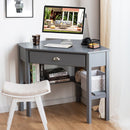 Corner Computer Desk Laptop Writing Table Wood Workstation Home Office Furniture