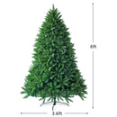 6ft Premium Hinged Artificial Christmas Fir Tree w/ 1250 Branch Tips CM22056