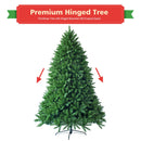 6ft Premium Hinged Artificial Christmas Fir Tree w/ 1250 Branch Tips CM22056