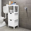 Bathroom Wooden Floor Cabinet Multifunction Storage Rack Stand Organizer Bedroom
