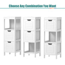 Bathroom Wooden Floor Cabinet Multifunction Storage Rack Stand Organizer Bedroom