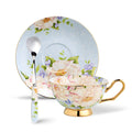 European Style Bone China Porcelain CHigh Grade Tea Cup Set