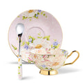 European Style Bone China Porcelain CHigh Grade Tea Cup Set