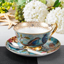 European Style Bone China Porcelain CHigh Grade Tea Cup Set