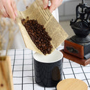 3-Piece Ceramic Food Tea Coffee Sugar Storage with Bamboo Lid