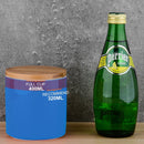 3-Piece Ceramic Food Tea Coffee Sugar Storage with Bamboo Lid