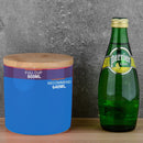 3-Piece Ceramic Food Tea Coffee Sugar Storage with Bamboo Lid