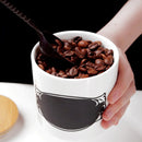 3-Piece Ceramic Storage Canister Jar Set w/ Lid,Reusable Chalkboard
