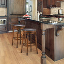 Set of 2 29" Swivel Bar Stool Leather Padded Dining Kitchen Pub Chair Backless HW66564