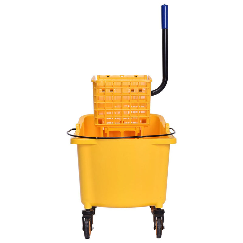 35 Quart Side Press Wringer Mop Bucket Mop Bucket Wringer Combo