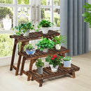3 Tier Step Design Plant Shelf Rack Freestanding Ladder Flower Pot Stand Holder GT3516