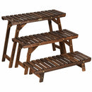 3 Tier Step Design Plant Shelf Rack Freestanding Ladder Flower Pot Stand Holder GT3516