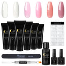 Manicure Set Nail Extension Set Nail Gel Polish Kit Builder Gel Nail Art Tools With Nail Drill Machine