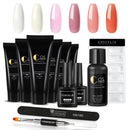 Manicure Set Nail Extension Set Nail Gel Polish Kit Builder Gel Nail Art Tools With Nail Drill Machine