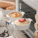 6/12-Piece 230ML Ceramic White Porcelain Bake Plate Pans