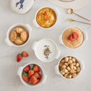 6/12-Piece 230ML Ceramic White Porcelain Bake Plate Pans