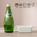 6/12-Piece 210ML White Porcelain Bake Plate Dishes with Handle