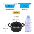 4-Piece Ceramic Ramekins Baking Dish with Lid,Mini Round Porcelain