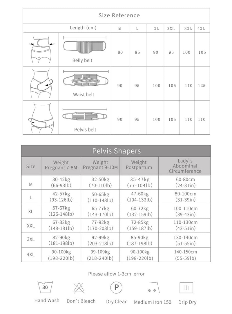 3in1 Belly/Abdomen/Pelvis Postpartum Belt Body Recovery Shapewear