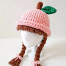 Children Knitted Hat Autumn Winter Baby Kids Girls Boys Soft Warm Braid Baby Ear Protection Hat