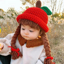 Children Knitted Hat Autumn Winter Baby Kids Girls Boys Soft Warm Braid Baby Ear Protection Hat
