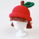 Children Knitted Hat Autumn Winter Baby Kids Girls Boys Soft Warm Braid Baby Ear Protection Hat