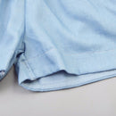 Kids Girls Clothes Denim Blue Cotton Washed Jeans Sleeveless Bow Jumpsuits 0-5Year